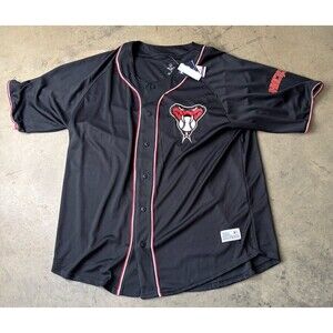 Genuine Merchandise Arizona Diamondbacks MLB Jersey 2XL Black Red Dynasty Series
